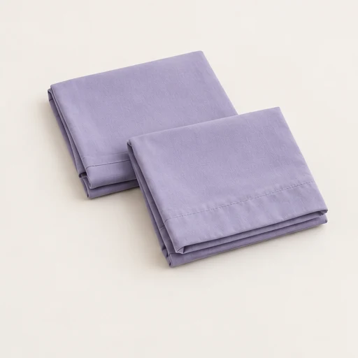Cotton pillowcase pair